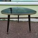 Table basse Formica vintage décor chinois asiatique tripode