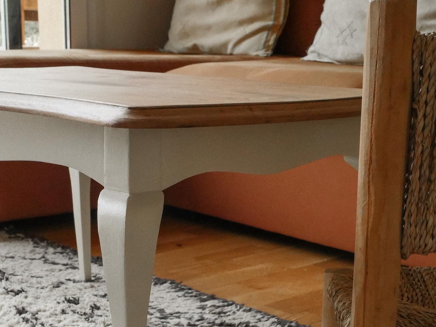 Romantic vintage coffee table