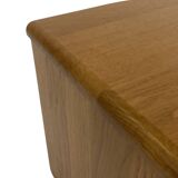 Vintage  side tables in oak minimalist design