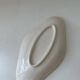 Antique Terre de Fer dish with carnation decoration from Clairefontaine