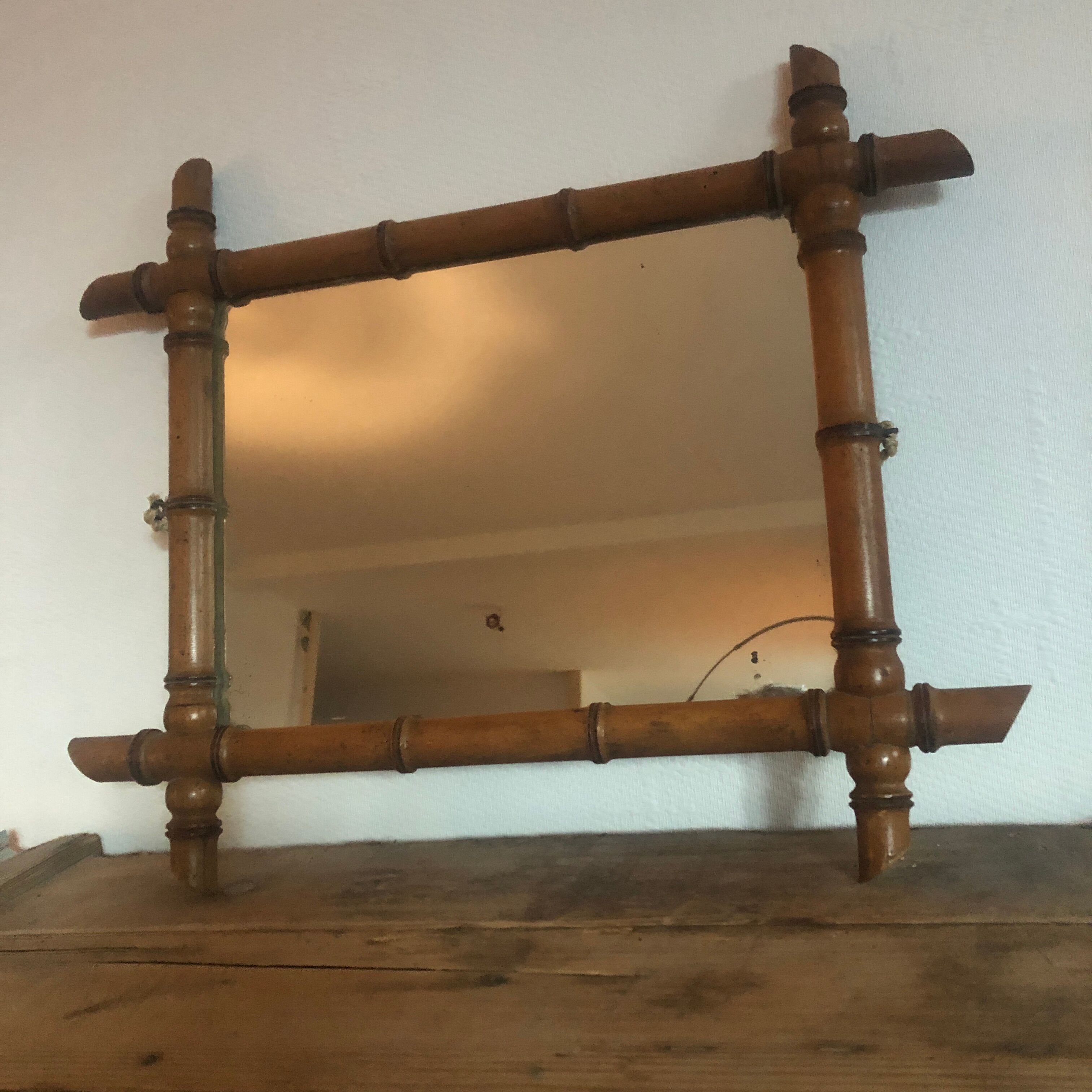 Bamboo mirror