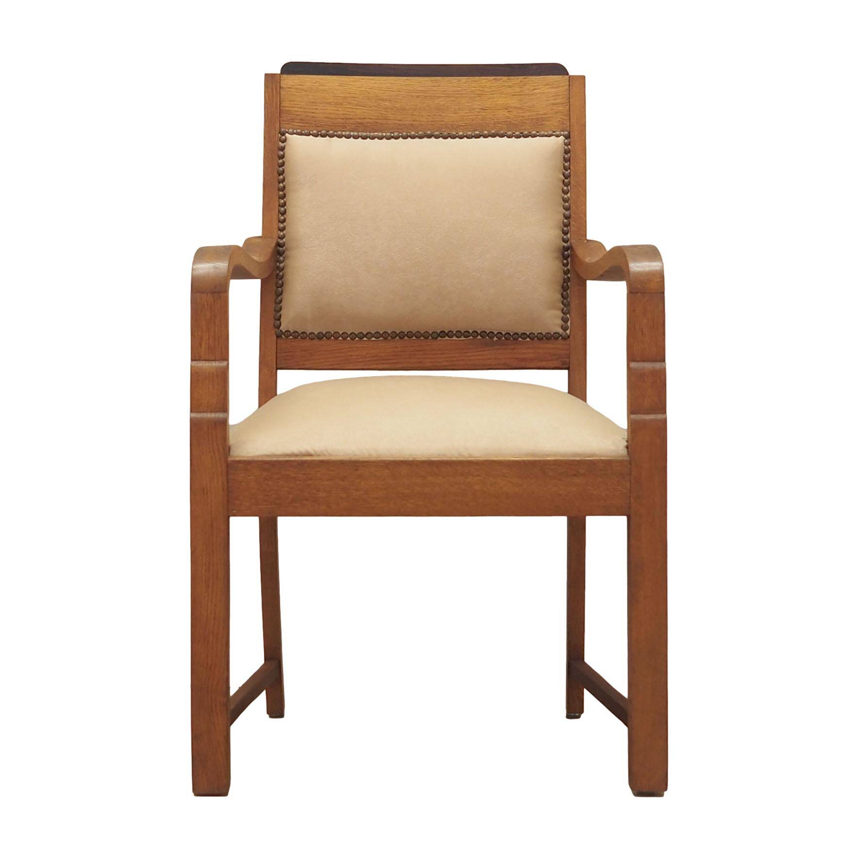 Oak armchair, Art Déco, 1950s, production: Denmark
