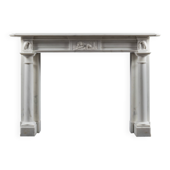 Georgian Statuary Marble Fireplace Surround