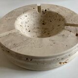 Cendrier de travertin XXXL travail italien néo classique 1970