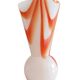 Carlo Moretti Murano Glass Vase, Marbled Decor, Italy, 1960s