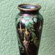 Enameled vase, art nouveau, Limoges, Jules Sarlandie