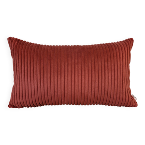 coussin velours côtelé