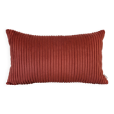 Coussin velours côtelé