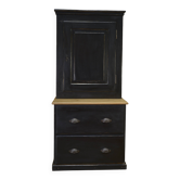 Petite Armoire à 2 tiroirs en sapin 1960
