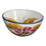Italian ceramic flower salad bowl