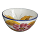 Italian ceramic flower salad bowl