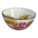 Italian ceramic flower salad bowl