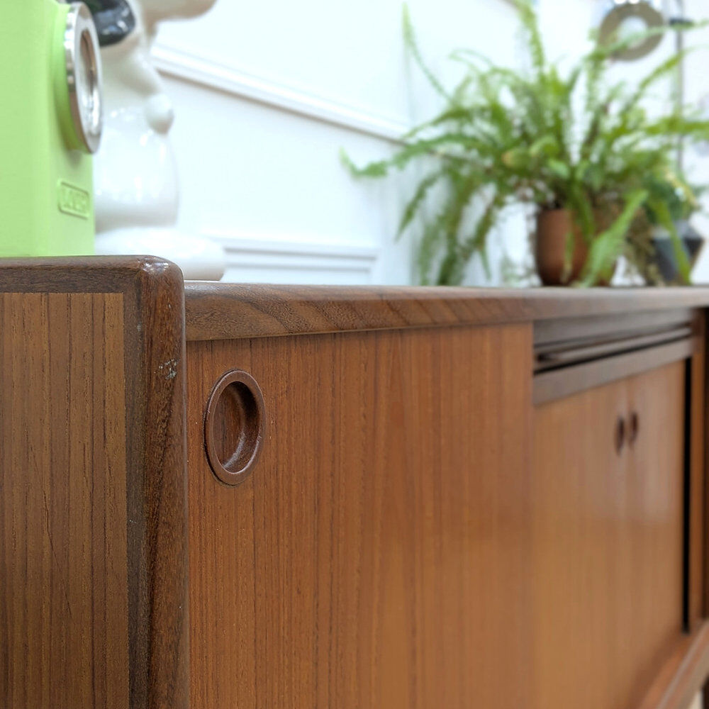 Vintage teak enfilade from the 1960s.