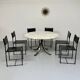 Table ronde en marbre T69 design Osvaldo Borsani pour Tecno an 70