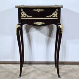 Middle Display Table in Stained Mahogany, Louis XV style, Napoleon III period – Mid-19th century
