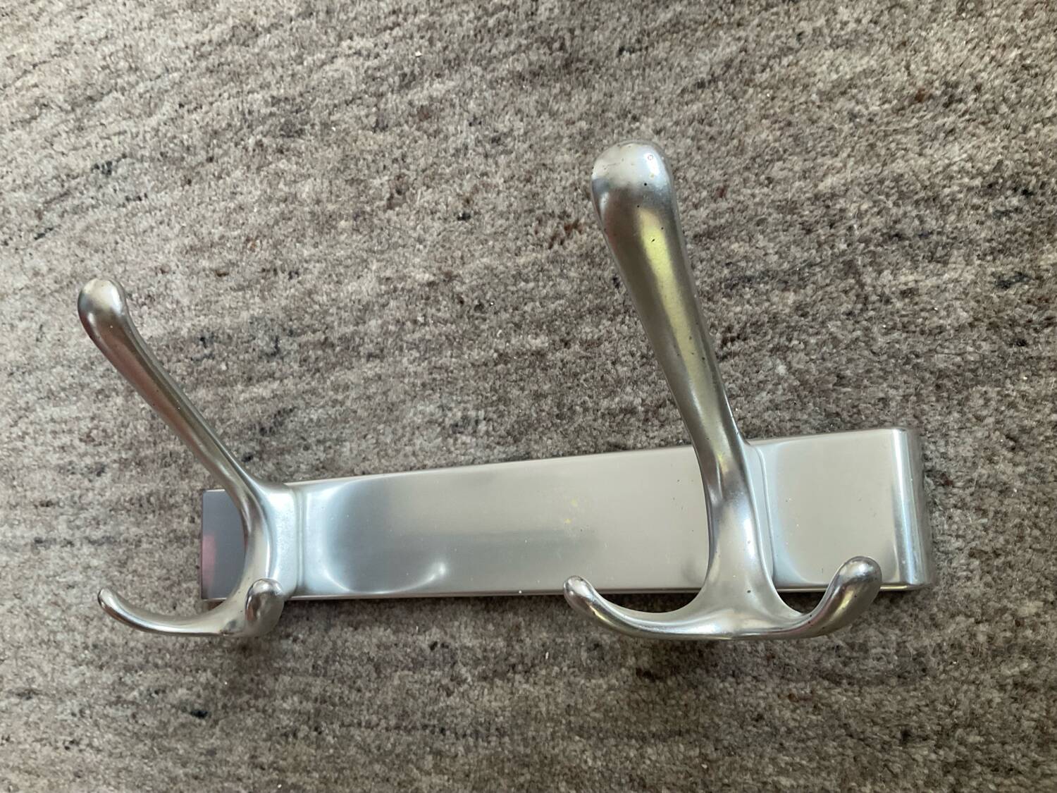 Vintage aluminum coat rack