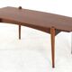 Table basse 'Bilderdijk' - design néerlandais - moderne du milieu du siècle en teck