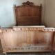 Ancient bed with medallion