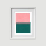 Handmade painting framed