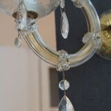 Pair of grapevine wall lamps 1960