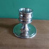 Silver metal design candle holder