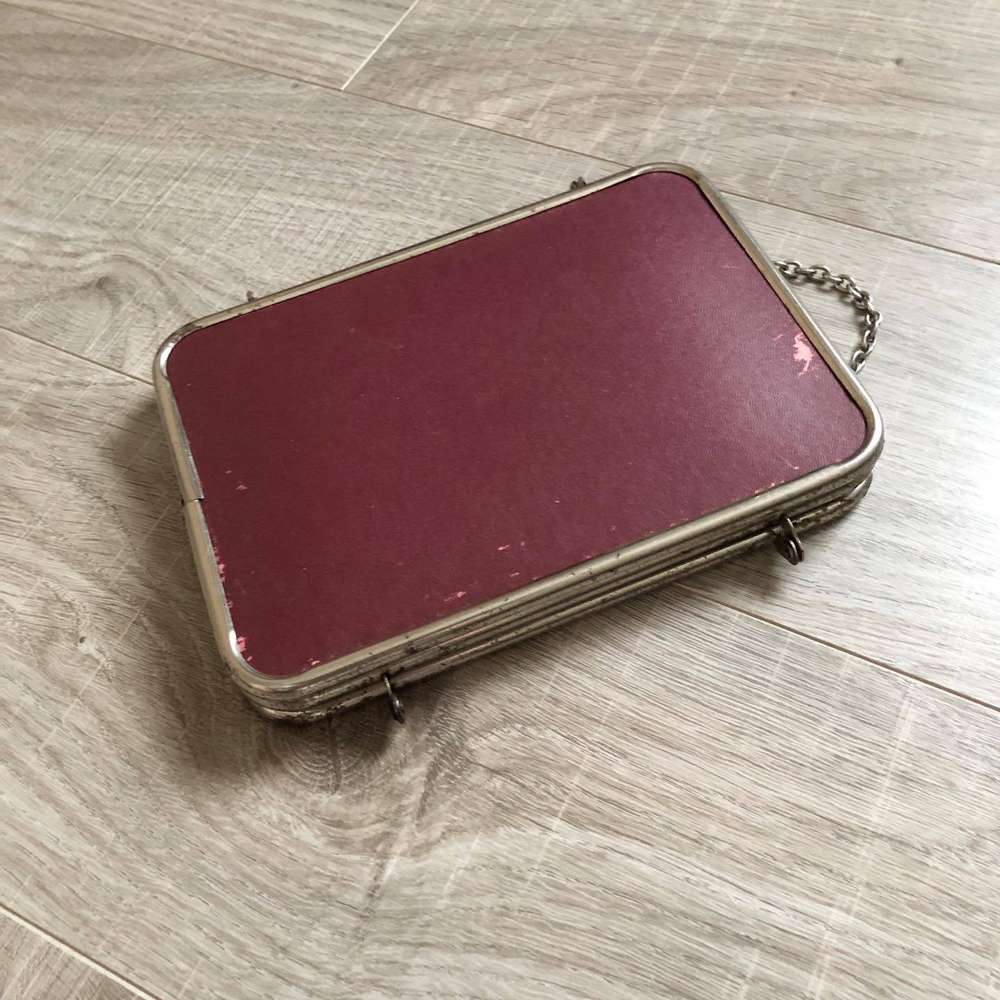 Vintage Triptych Barber Mirror