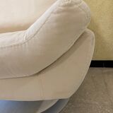 Fauteuil design alcantara pivotant