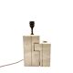 Mid-century modern travertine table lamp, Nucleo Sormani Italy 1960s