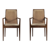 Set of 2 Wiesner Hager vintage armchairs, Austria, 1960s
