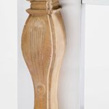 Manteau de cheminée Maison Jansen acier brossé pierre de taille 1968