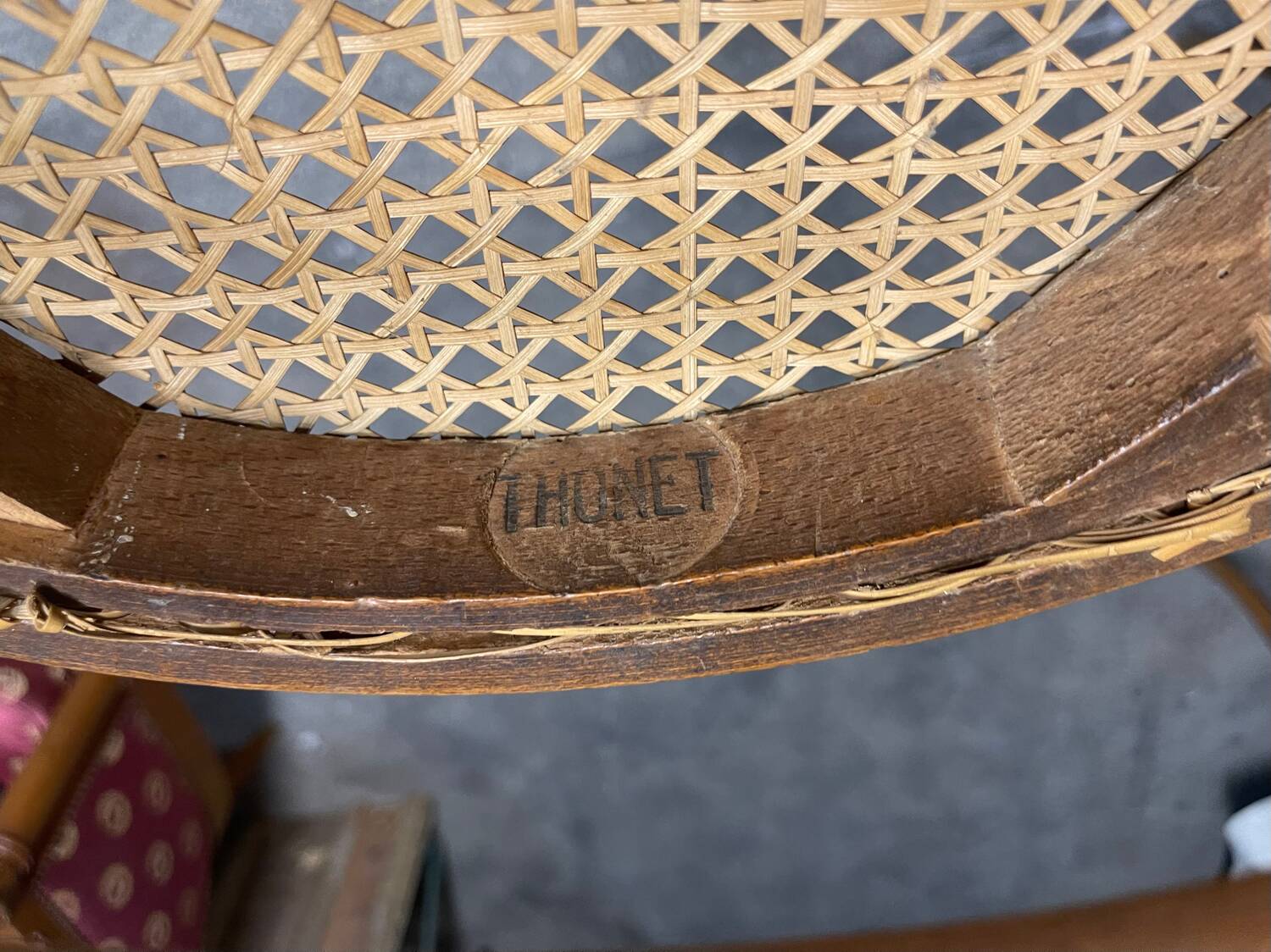 4 chaises thonet n 19 de bistrot bois courbé