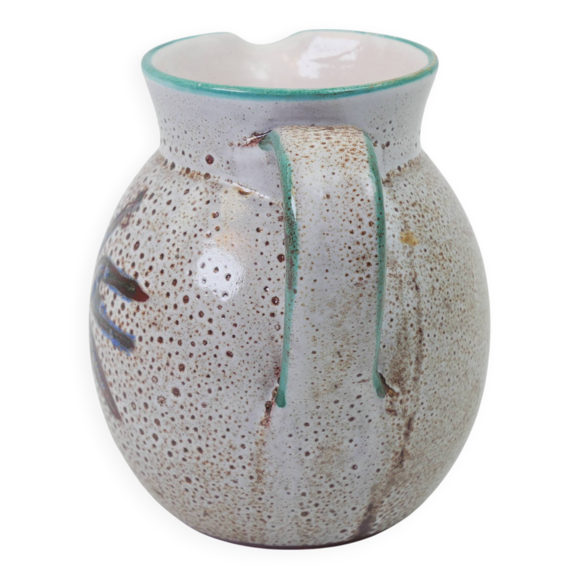 Ceramic jug by Daniel Etienne in Vallauris