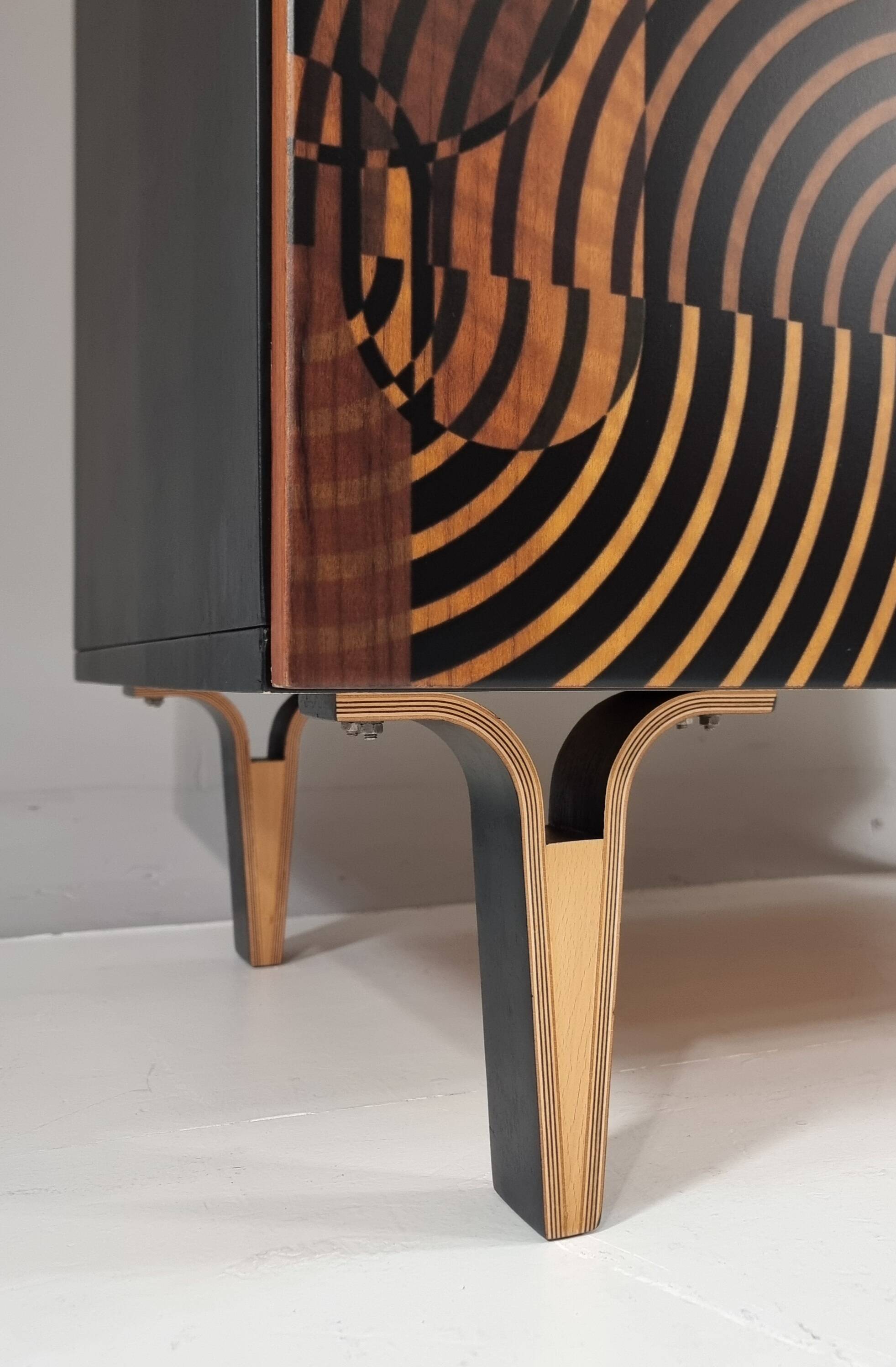 Vintage Beech Wardrobe, 1970s