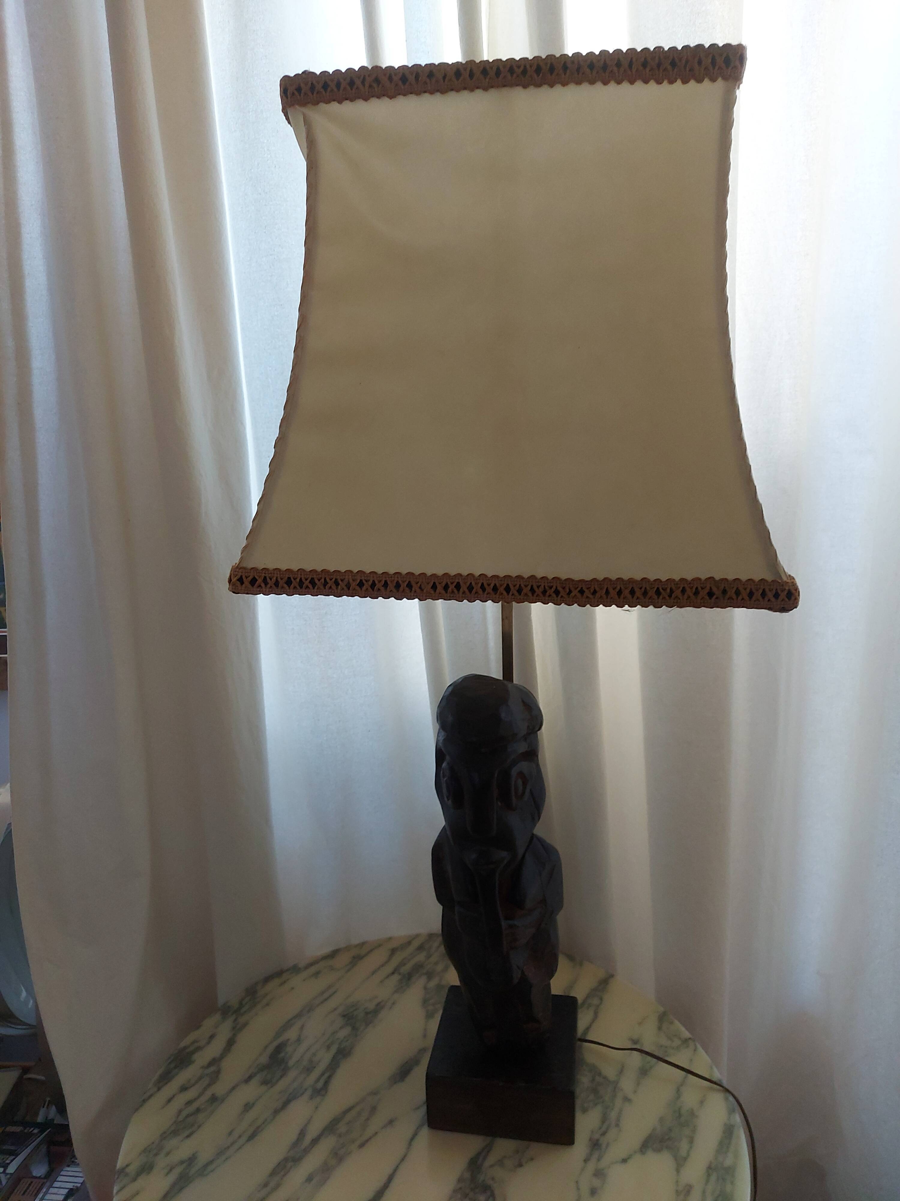 Vintage ethnic lamp of the 50's years