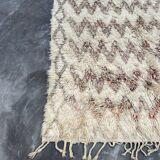 White Marmoucha Moroccan rug - 194 x 347 cm