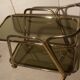 Golden serving table