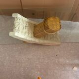 Table basse vintage en verre