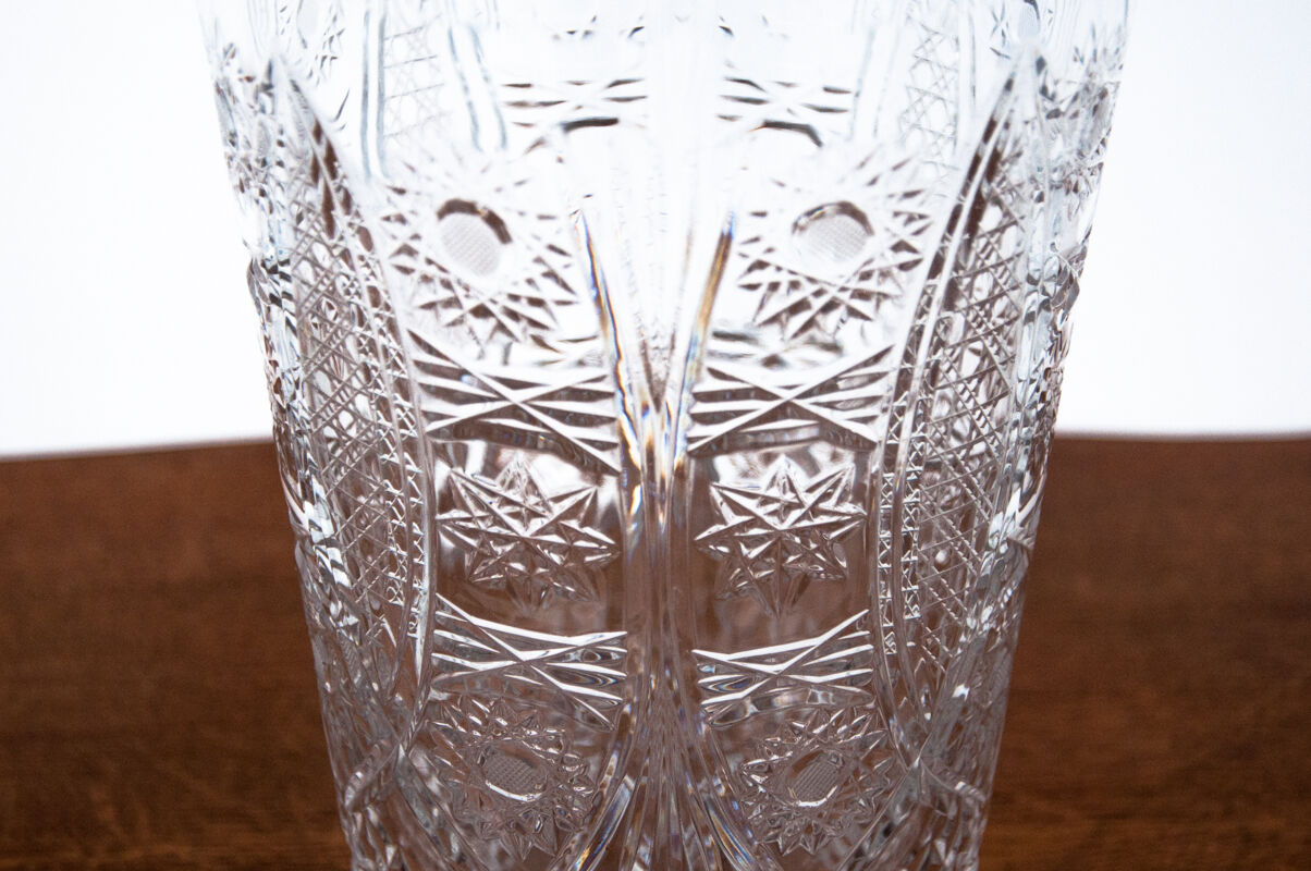 Crystal Vase, Poland, 1960s