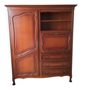 Armoire-Secrétaire en merisier