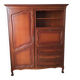 Cherry wood secretary wardrobe