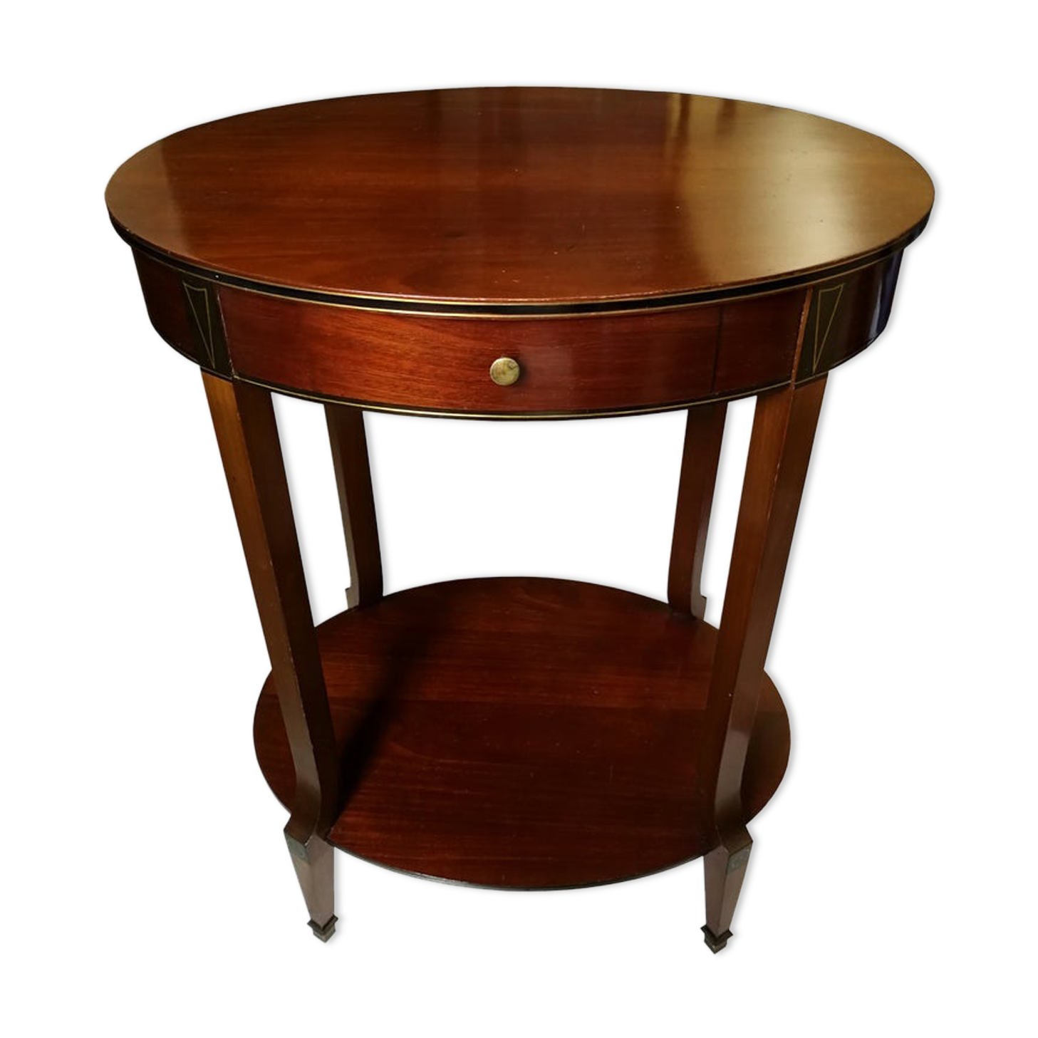 Side table, mahogany, Art Deco, circa 1920