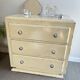 Vintage patinated wood chest of drawers