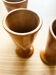 Set of 3 vintage stoneware mazagrans