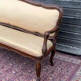 Sofa with walnut frame italy eighteenth century