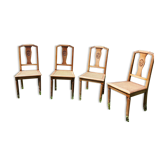 Lot 4 ArtDéco chairs