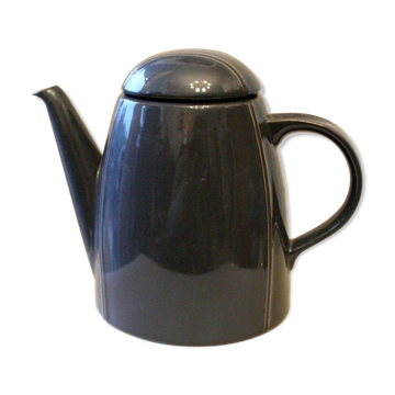 Vintage teapot design Thomas Germany oil grey color