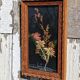 Cana vintage de fleurs séchées avec Edelweiss