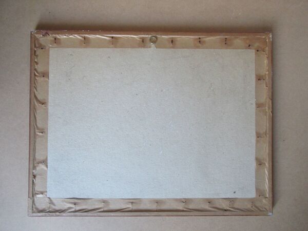 Victor adam -gravure eau forte chaise de poste circa 1850 sous cadre