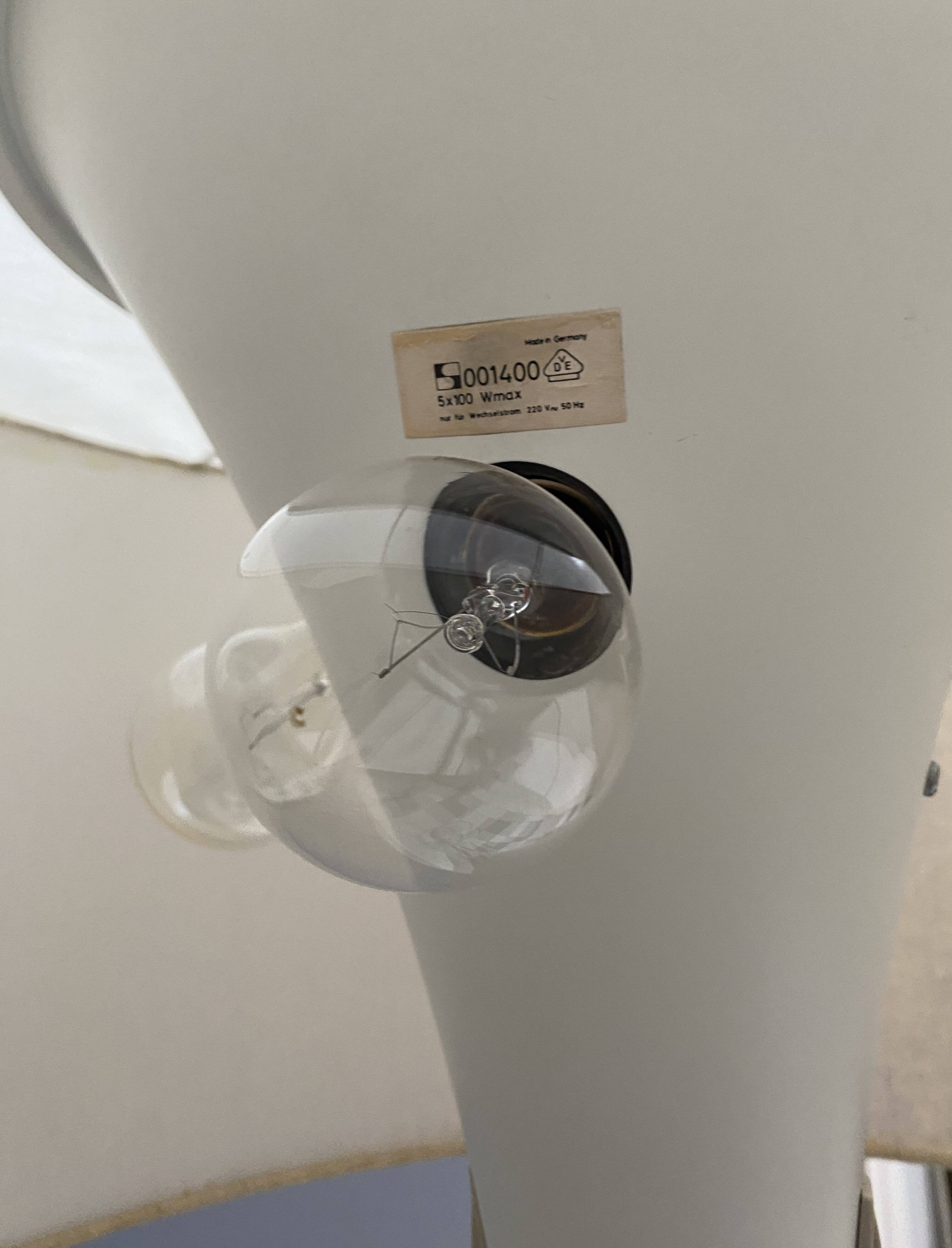 Staff Leuchten chrome floor lamp 1970s