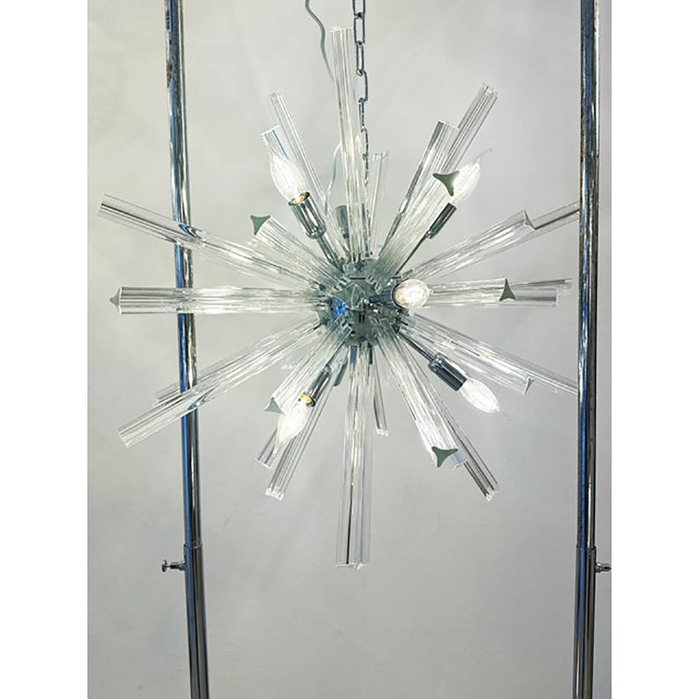 Sputnik “Triedro” Murano Glass Chandelier
